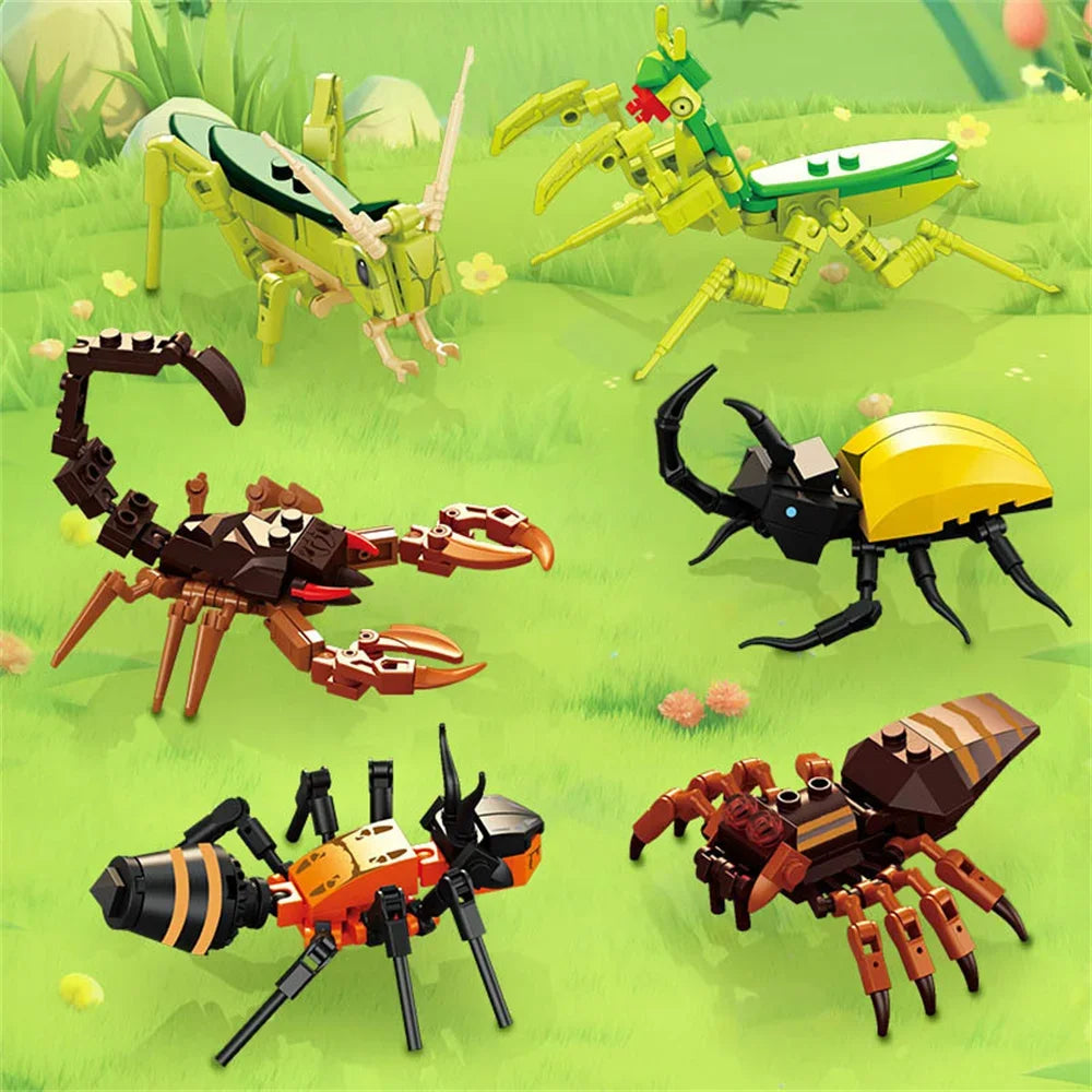 Insect Building Blocks – DIY Bee, Ant & Butterfly Model Set