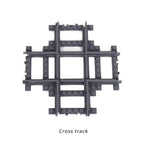 Flexible Train Track Building Blocks – Curved & Straight Rail Set