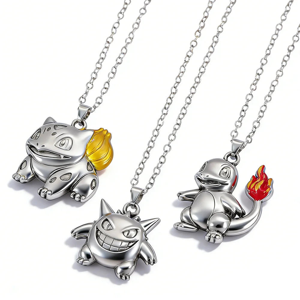Anime Pendant Necklace – Metal Cosplay Jewelry for Fans