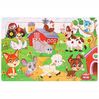 Wooden Jigsaw Puzzle – 30-Piece Animal Toy