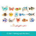 Wooden Magnetic Fishing Toy – Montessori Marine Learning Game