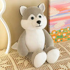 25CM Kawaii Jungle Animal Plush Toys Forest Animal Plush Dog Zebra Elephant Lion Fox Giraffe Children's Toys Doll Birthday Gift
