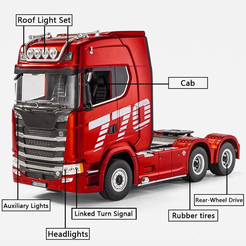 RC Engineering Truck 1:18 19CH Remote Control Tractor Trailer