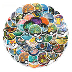 71PCS Cute Anime Pokemon Pikachu Stickers Cartoon Poke Ball Decals DIY Laptop Phone Fridge Waterproof Sticker Kids Toy
