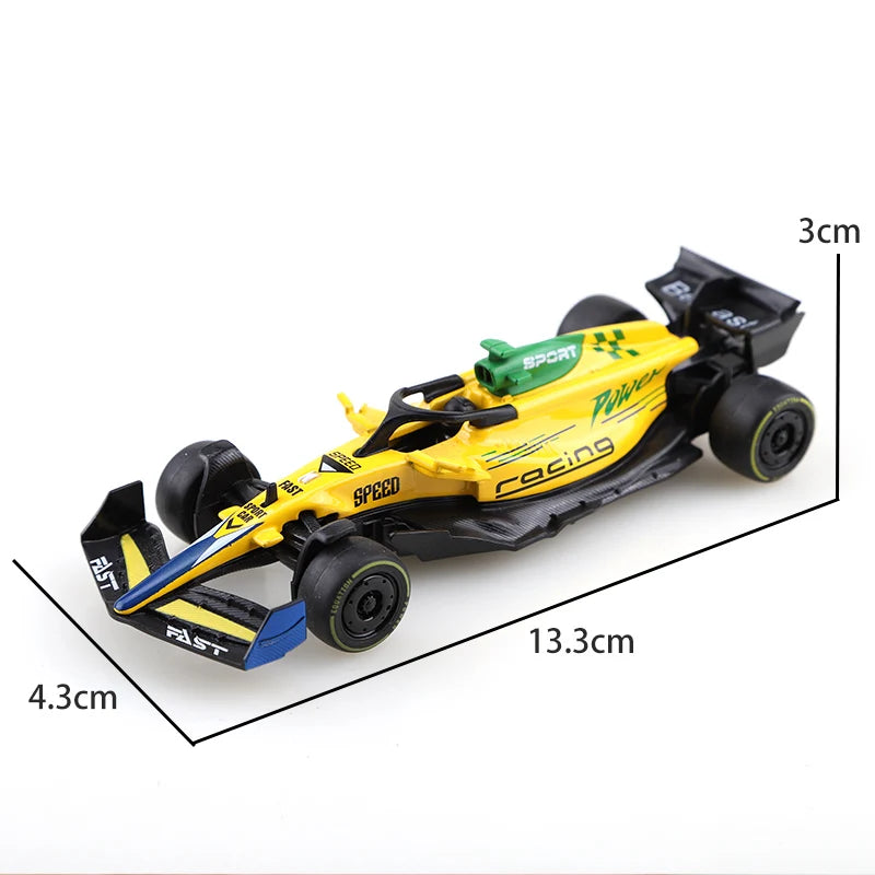 Diecast Racing Car – 1:43 Metal Formula Pullback Toy Car