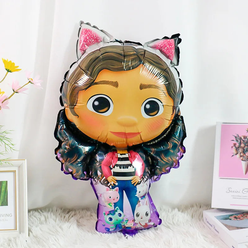 Dollhouse Birthday Balloon Cartoon Foil Party Decoration