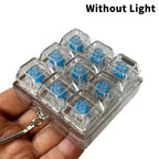 Mechanical Keyboard Key Tester – LED Keycap Fidget Keychain