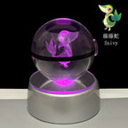 3D Crystal Ball Night Light – LED Decorative Display Lamp