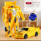 One-Step Transforming Robot Car Toy Action Figure