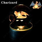 3D Crystal Ball Night Light Glass LED Collectible Lamp