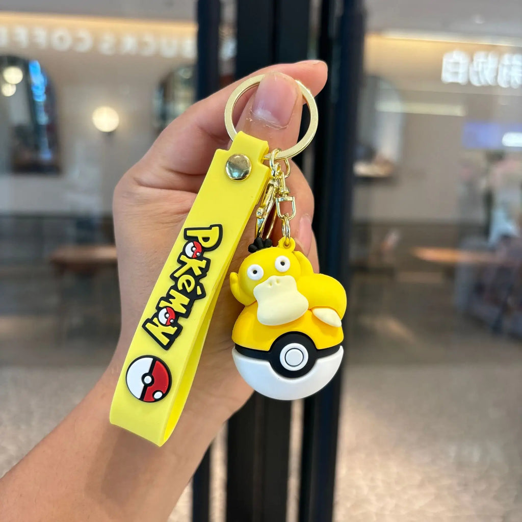 Anime Keychain Set – Silicone Character Charms for Bags & Backpacks