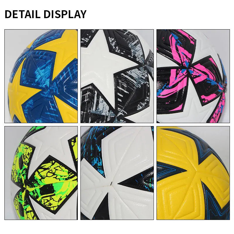 Soccer Ball Size 5 PU Match & Training Football