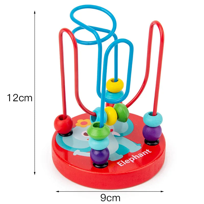 Wooden Montessori Puzzle – 3D Early Learning Toy for Kids