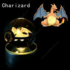 3D Crystal Ball Night Light – LED Glass Decorative Lamp