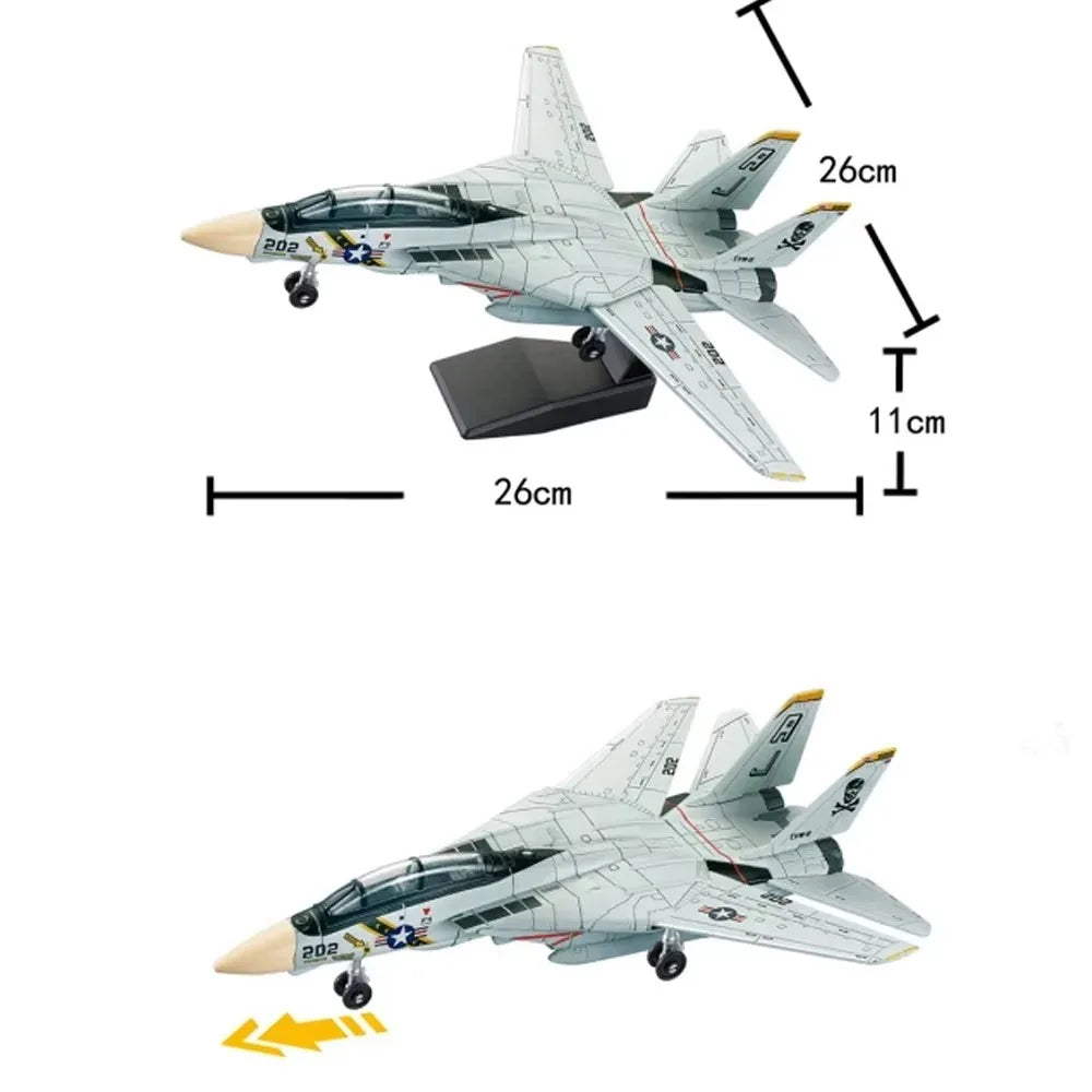 Military Aircraft Model – 1:72 Scale Fighter Plane