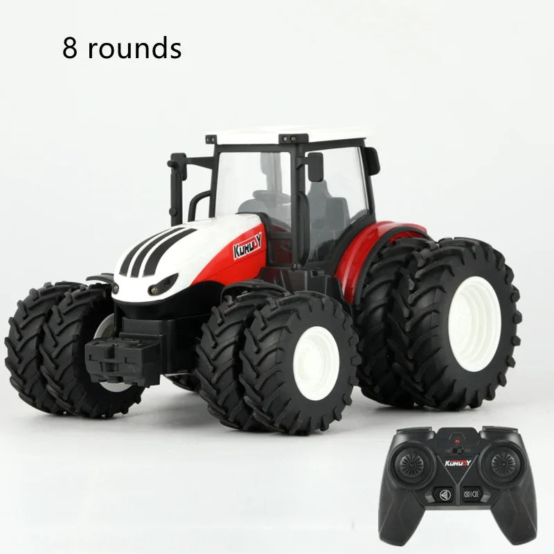 RC Farm Tractor 1:24 with Trailer Remote Control Farm Vehicle