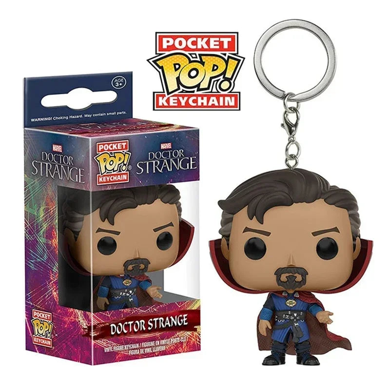 Superhero Keychain Figure – 4cm Vinyl Collectible Toy
