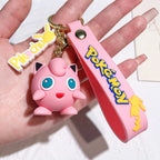 Pikachu Keychain Cute Silicone Character Bag Pendant
