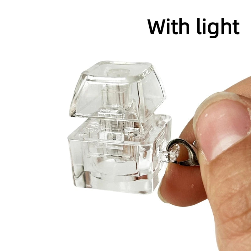 Mechanical Keyboard Key Tester – LED Keycap Fidget Keychain
