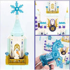 Frozen Snow Castle Building Blocks Set for Girls