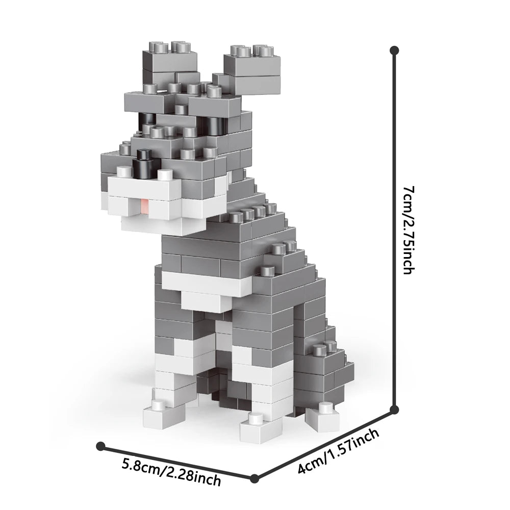 Mini Dachshund Building Blocks Toy for Kids & Adults