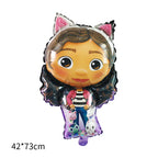 Dollhouse Birthday Balloon Cartoon Foil Party Decoration