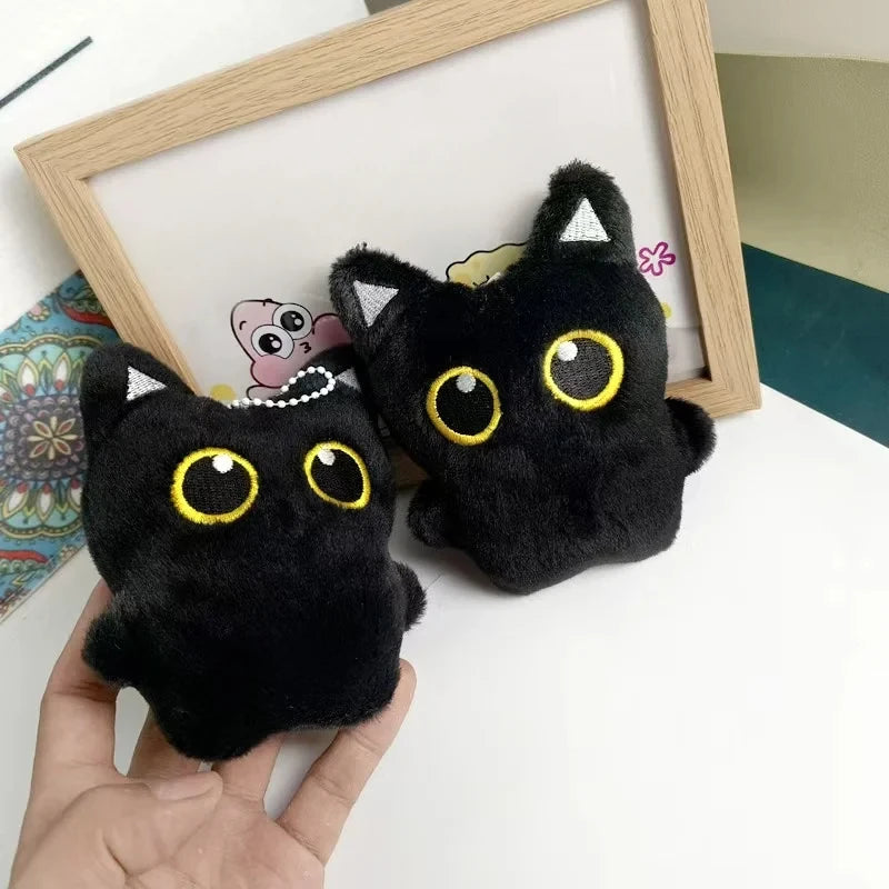 Cute Black Cat Plush Toy Shadow Doll Soft Cushion For Kids Room Decor Cat Lovers Gift