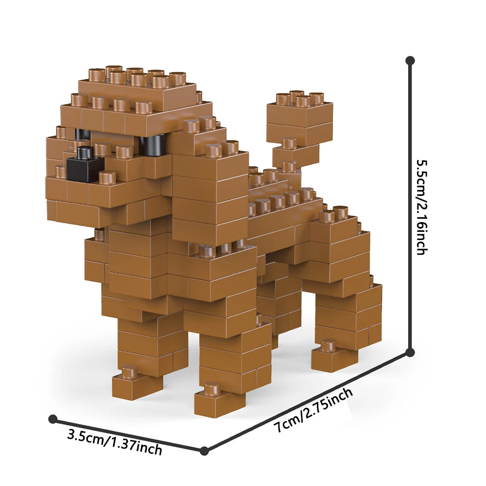 Mini Dachshund Building Blocks Toy for Kids & Adults