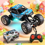 Remote Control Off-Road Car with Lights 4-Way RC Climbing Toy
