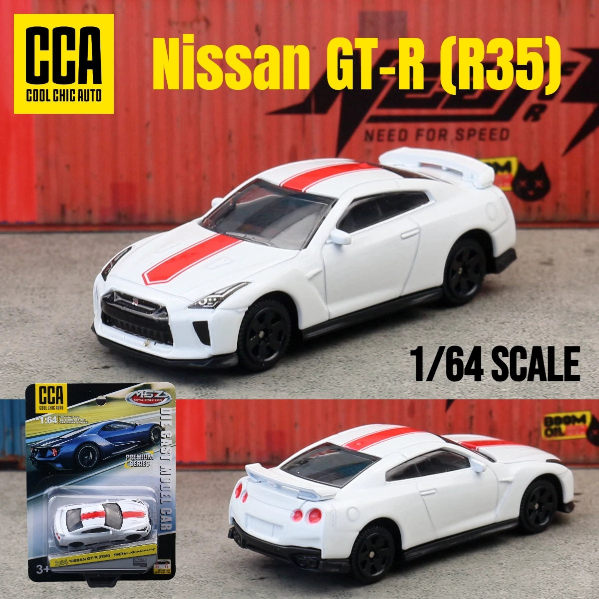 Diecast Car Model 1:64 Scale Metal Collectible Toy