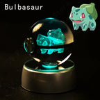 3D Crystal Ball Lamp – Glass LED Night Light Collectible