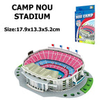 3D Football Stadium Puzzle – DIY Football Field Model