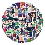 60Pcs Maomao Apothecary Diaries Stickers Jinshi  DIY Stickers Scrapbooking Phone Luggage Skateboard Vinyl  Waterproof  Decals