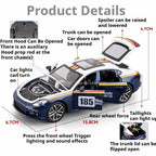 1:32 Diecast Sports Car – Sound & Light Pull Back Model