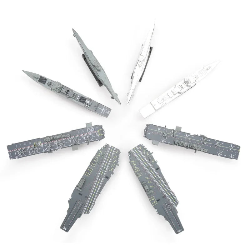 Battleship Model Kit – 1:1200 Scale Warship Assembly