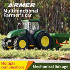 RC Farm Tractor 1:24 with Trailer Remote Control Farm Vehicle