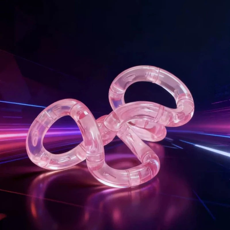 Twist Rope Fidget Toy – Rainbow Deformable Stress Relief Rope