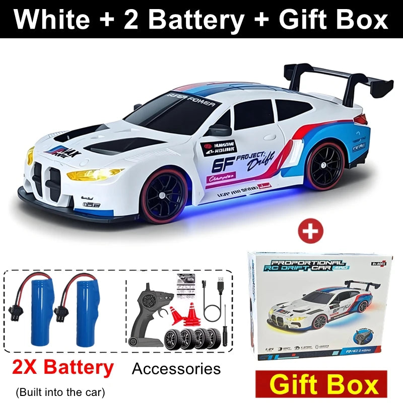 RC Drift Car 1:24 4WD Mini Racing Car with 2.4G Remote