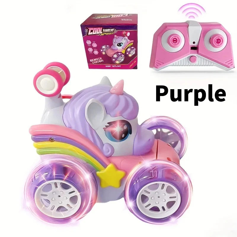 Unicorn RC Car 4WD 360° Rotating Stunt Remote Control Car