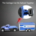 Diecast Trailer – 1:64 Metal Pull-Back Toy