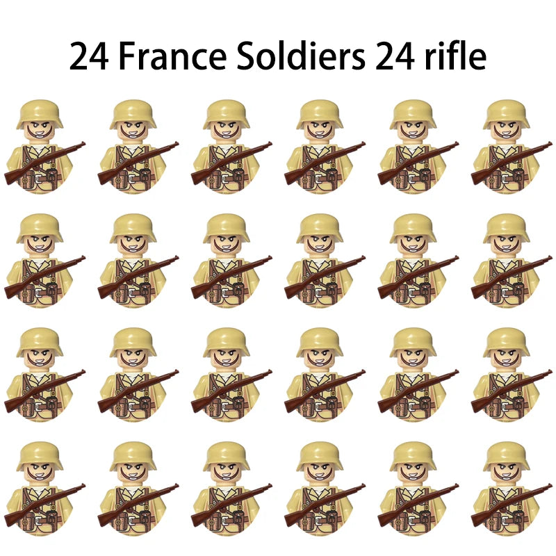 Army Building Blocks Set – Soldier & Military Construction Toy