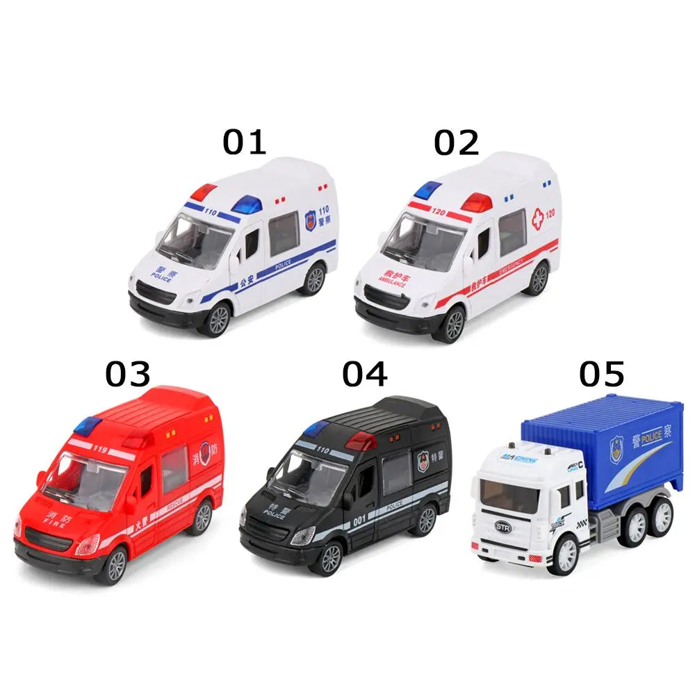 Diecast Emergency Vehicle – Police, Fire Truck & Ambulance
