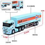 1:64 Diecast Truck Model – Alloy Container Vehicle Collectible