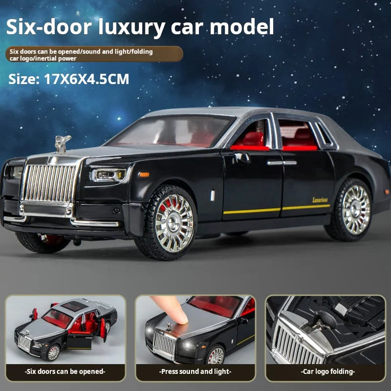 Luxury Sedan Model Car – Diecast Car Ornament for Collectors