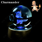 3D Crystal Ball Night Light Glass LED Collectible Lamp