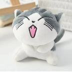 Kawaii Cute Mini Plush 10cm Cats Animal Stuffed Doll Keychain Instagram Style Bag Hanging Schoolbag Pendant Kids Gift