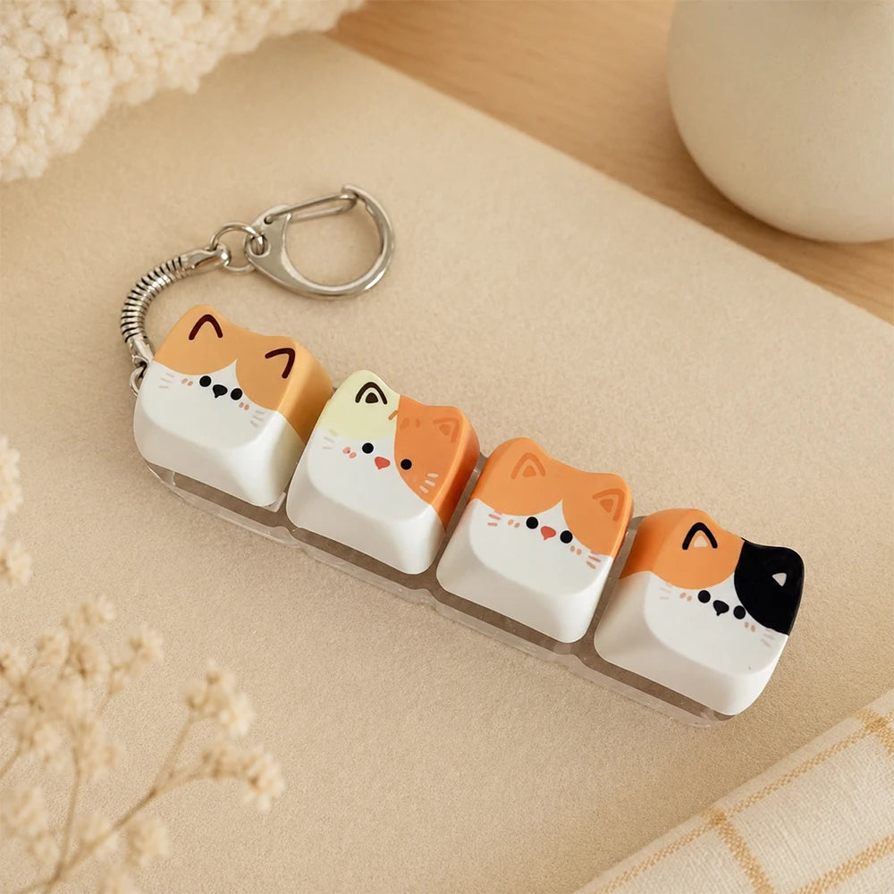 Animal Keychain – Cute Resin Key Ring & Bag Charm