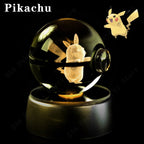 3D Crystal Ball Night Light Glass LED Collectible Lamp