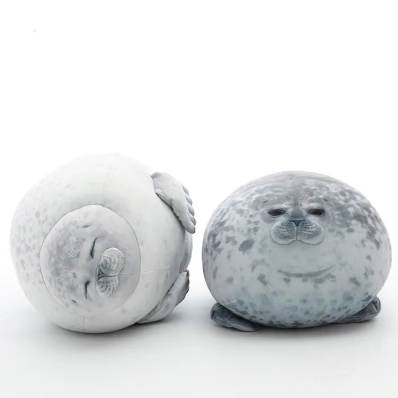 Chubby Seal Plush Pillow Stuffed Animal