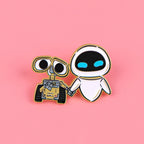 Cute Enamel Pin Cartoon Robot Brooch For Coat Women's Brooches Fashion Lapel Badges Jewelry Gift for Couple